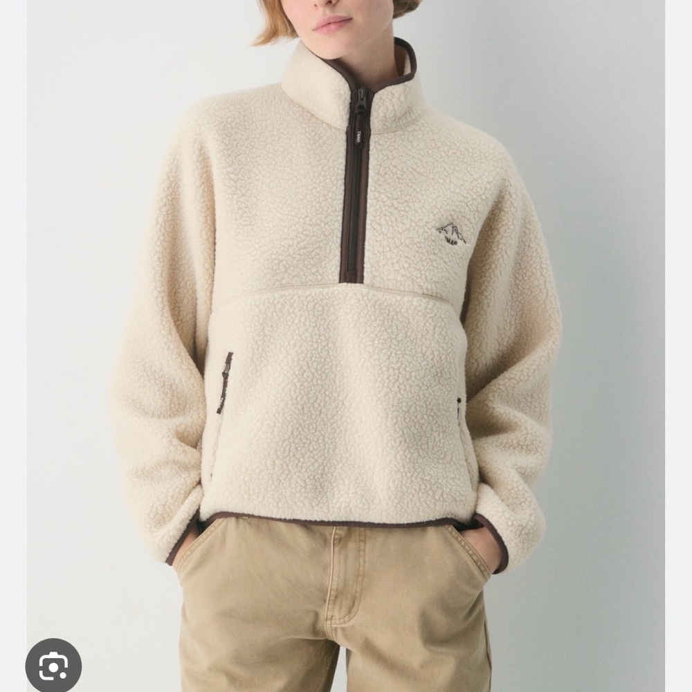 Aritzia TNA polartec thermal pro 1/2 zip high hip